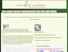 Tablet Screenshot of momsandneighbors.org